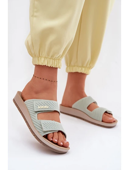 Dámské pantofle  Zelené model 22094865 - Inblu