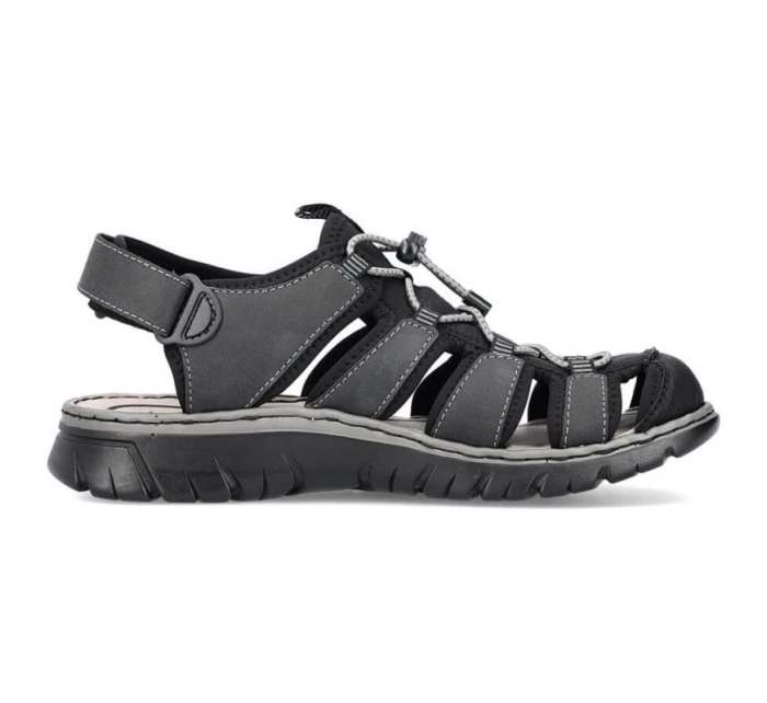 Vestavěné sandály Rieker M 26770-00 RKR584 Vestavěné sandály Rieker M 26770-00 RKR584