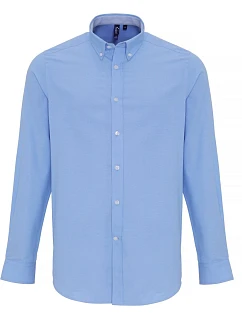 Premier PR 238 Oxford pruhovaná košile s dlouhým rukávem 39.0238 oxford blue