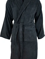 The One Towelling Organic Bathrobe Župan z bio bavlny 48.1084 anthracite