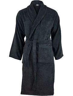 Organic Bathrobe Župan z bio bavlny model 22527224 anthracite - The One Towelling