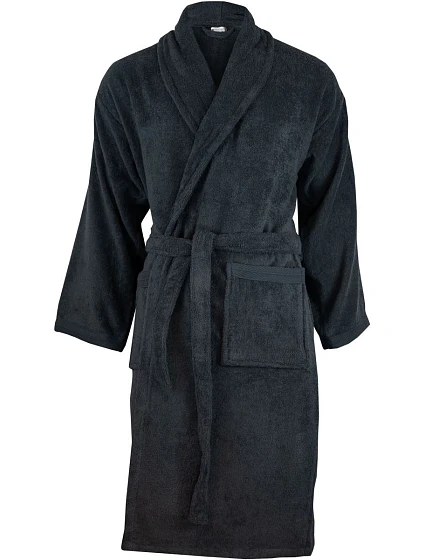 The One Towelling Organic Bathrobe Župan z bio bavlny 48.1084 anthracite The One Towelling Organic Bathrobe Župan z bio bavlny 48.1084 anthracite