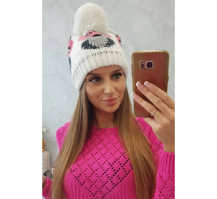 Dámská čepice  bílá model 18751615 - K-Fashion
