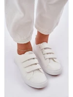 Nízké Tenisky Na Suchý Zip Bílé model 21684221 - Boto Nízké Tenisky Na Suchý Zip Bílé model 21684221 - Boto