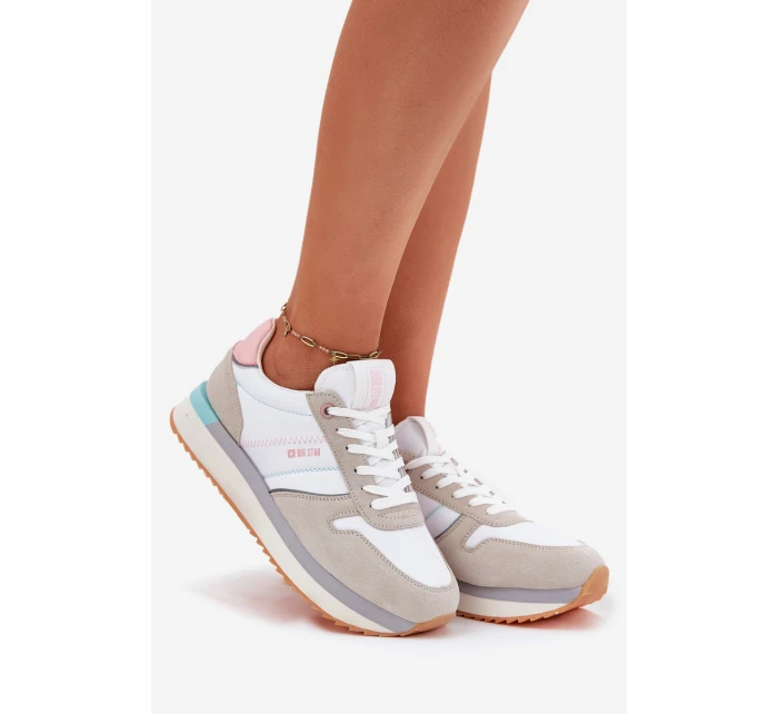 Semišové Dámské Tenisky Big Star HIPOLY SYSTEM model 21693001 - Big Star Shoes Semišové Dámské Tenisky Big Star HIPOLY SYSTEM model 21693001 - Big Star Shoes