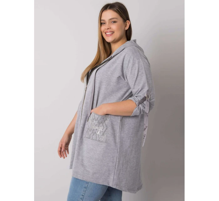 Mikina RV BL 6795.84 šedá
