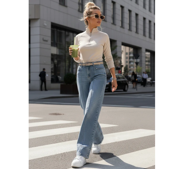 Dámská mikina se stojáčkem béžová Dstreet model 21996350 - FashionStreet