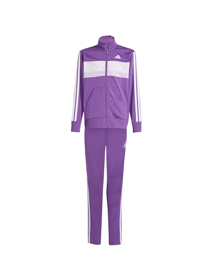 Essentials 3Stripes dětská tepláková souprava fialová model 22057558 - ADIDAS Essentials 3Stripes dětská tepláková souprava fialová model 22057558 - ADIDAS