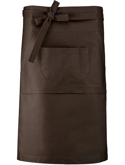 Kariban K 887 Barová zástěra středně dlouhá 20.K887 chocolate Kariban K 887 Barová zástěra středně dlouhá 20.K887 chocolate