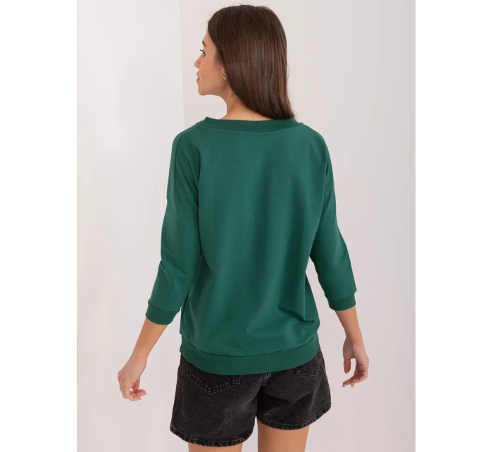 Bluzka RV BZ model 20148722 ciemny zielony - FPrice Bluzka RV BZ model 20148722 ciemny zielony - FPrice