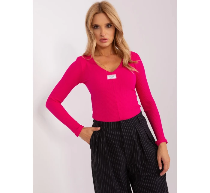 Bluzka RV BZ model 18955302 fuksjowy - FPrice Bluzka RV BZ model 18955302 fuksjowy - FPrice