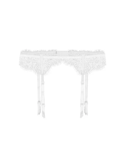 Podvazkový pás Fuchsia bílá - Julimex