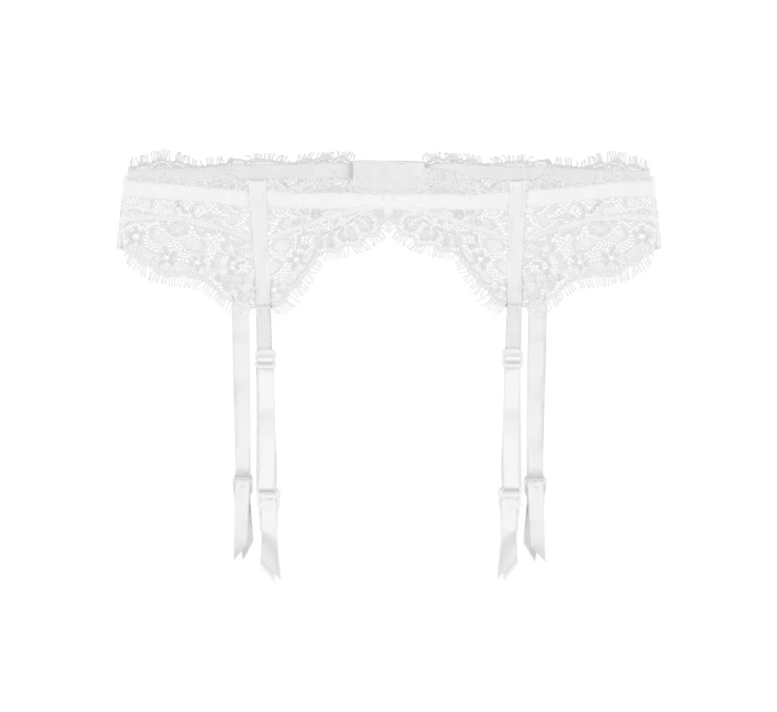 Podvazkový pás Fuchsia bílá - Julimex