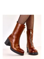 Boty na podpatku model 219634 Solea Boty na podpatku model 219634 Solea