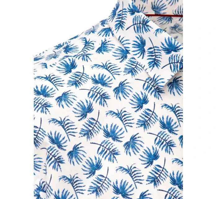 Pánská bílá košile FashionStreet DX2467 Pánská bílá košile FashionStreet DX2467