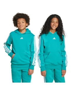 Dětská fleecová mikina 3 Stripes Turquoise model 21720654 - ADIDAS