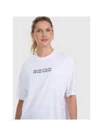 Dámské tričko oversize s potiskem model 21736491 dámské - 4F Dámské tričko oversize s potiskem model 21736491 dámské - 4F