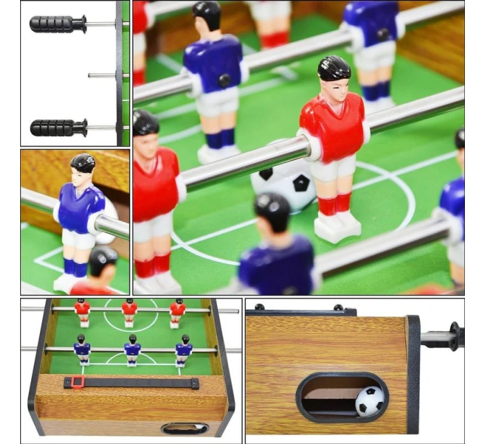 Stolní fotbal 46x27x9CM DŘEVO ENERO Stolní fotbal 46x27x9CM DŘEVO ENERO