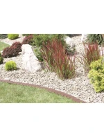 ZAHRADNÍ ZÁBRANA PALISÁDA PLOCHÁ KRYCÍ DESKA 3,8 M ŠEDÝ KÁMEN