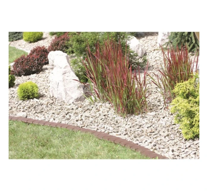 ZAHRADNÍ ZÁBRANA PALISÁDA PLOCHÁ KRYCÍ DESKA 3,8 M ŠEDÝ KÁMEN