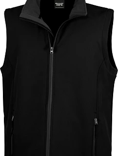 Result R 232M Pánská 2-vrstvá softshell vesta "Printable" 30.232M black/black