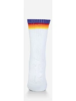 Mr. Socks L 05004 Tenisové ponožky "Basic" 88.5004 white/rainbow Mr. Socks L 05004 Tenisové ponožky "Basic" 88.5004 white/rainbow
