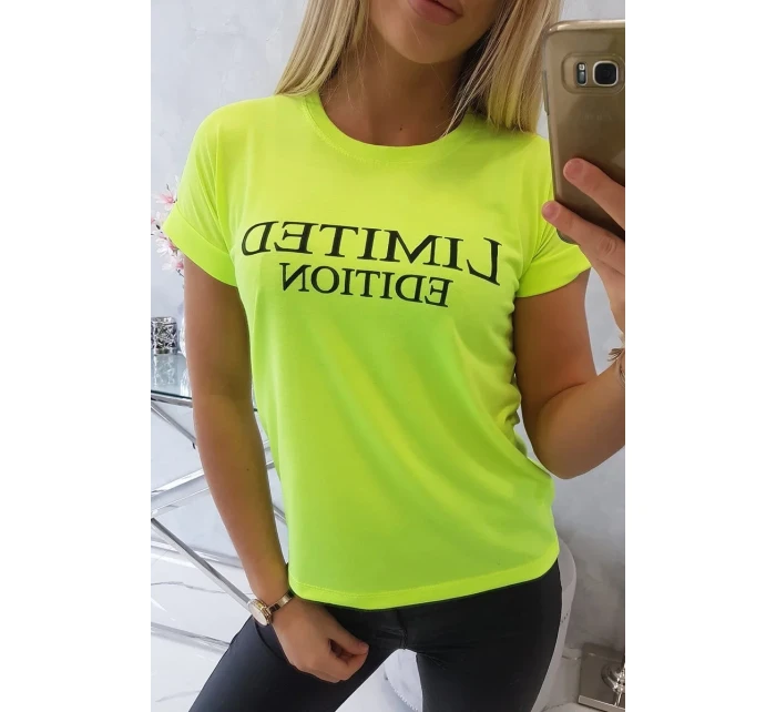 Limitovaná edice halenky žlutá neonová