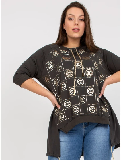 Šaty RV SK model 17462105 tmavá khaki - FPrice