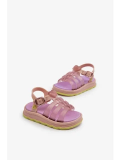 Voňavé dětské sandály na suchý zip ZAXY Purple
