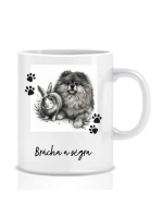 Personalizovaný klasický bílý hrníček - fotografie s mazlíčkem