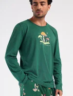 Pánské pyžamo dlouhé Muchomůrky