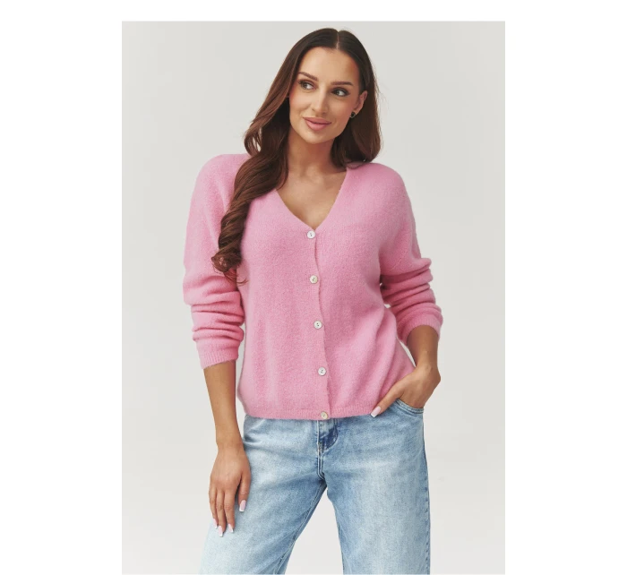 Svetr na zapínání  model 223255 Makadamia