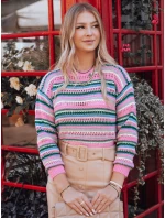Dámský svetr pink Dstreet model 21964678 - FashionStreet