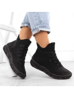 Dámské černé zateplené boty model 21904592 - Rieker