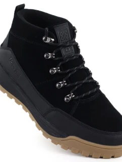 Pánské kožené trapery černé model 21905156 - Big Star