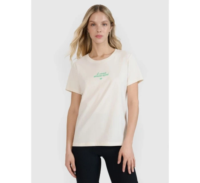 Dámské tričko s potiskem 4F 4FRSS25TTSHF2786-11S