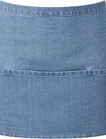 Premier PR 155 Krátká zástěra do pasu s kapsou "Colours" 39.0155 blue denim