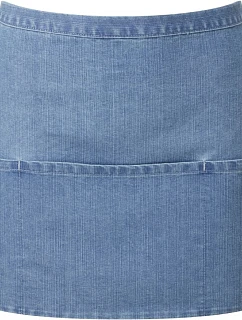 Premier PR 155 Krátká zástěra do pasu s kapsou "Colours" 39.0155 blue denim