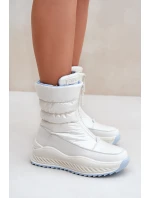 Dámské Sněhule Big Star model 21680182 Bílé - Big Star Shoes Dámské Sněhule Big Star model 21680182 Bílé - Big Star Shoes