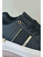 Módní Dámské Tenisky Na Platformě Z Eko Kůže Černé Nevisase Módní Dámské Tenisky Na Platformě Z Eko Kůže Černé Nevisase