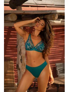 Dámské dvoudílné plavky Mystic 1 S115MS1 tm. zelené - Self