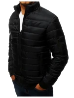 Pánská přechodná prošívaná bunda černá TX3270 Pánská přechodná prošívaná bunda černá TX3270
