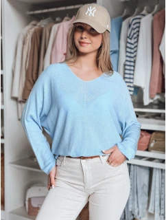Dámský oversize svetr NORVAN modrý FashionStreet MY2452