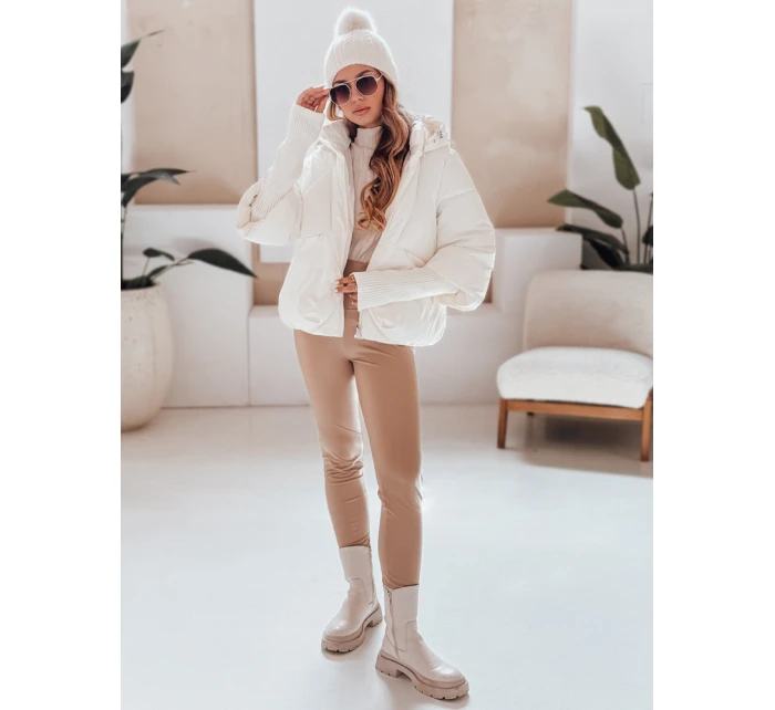 MISSLAYER dámská zimní bunda s kapucí bílá FashionStreet TY5036