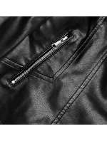 Černá dámská bunda s klopami model 18140992 - J.STYLE