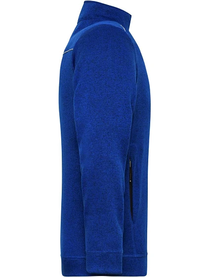 JN Pánská pracovní pletená fleece bunda Solid 02.0 dark royal model 22493657 - Daiber JN Pánská pracovní pletená fleece bunda Solid 02.0 dark royal model 22493657 - Daiber