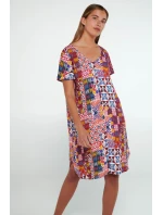 Noční košile s krátkými rukávy model 19696218 - Vamp