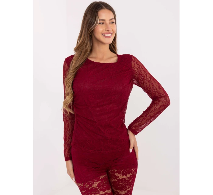 Bluzka MI BZ model 21480270 bordowy - FPrice