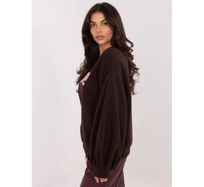 Bluza RV BL model 21749954 ciemny brązowy - FPrice