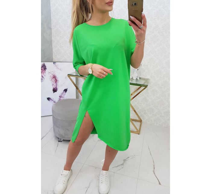 Oversize šaty světle zelené